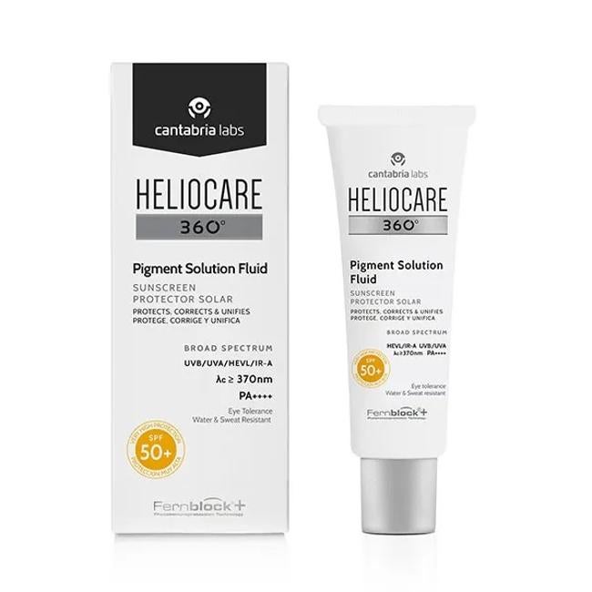 Heliocare 360º Solución Pigmentaria Fluida SPF 50.